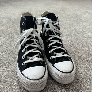 Womens Converse Chuck Taylor All Star Lift High-Top Sneaker - Black